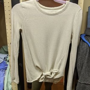 Madewell Long Sleeve with Front Tie